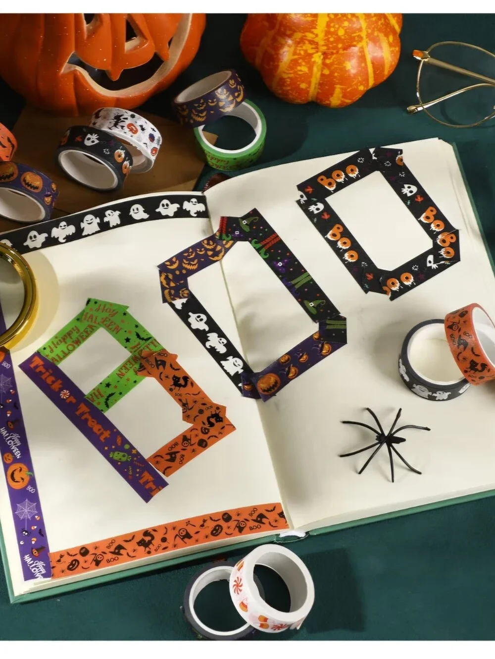 12 Rolls Halloween Washi Tape 15mm Wide Halloween